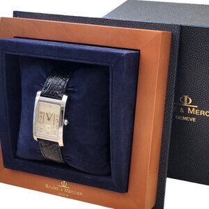 Baume & Mercier Genève Men’s Rectangular Dress Watch